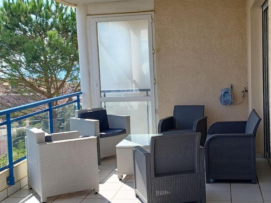 Plain-Pied, Terrasse, Piscine, Pleine Vue Mer, Plage A 6' A Pied, Parking, Wifi Fleury  Extérieur photo