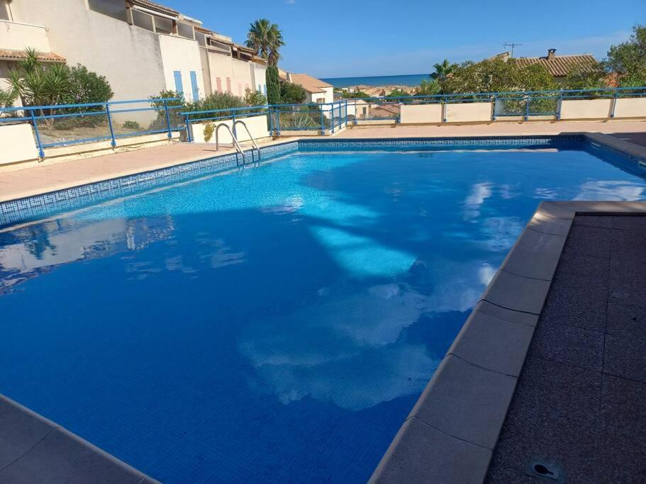 Plain-Pied, Terrasse, Piscine, Pleine Vue Mer, Plage A 6' A Pied, Parking, Wifi Fleury  Extérieur photo