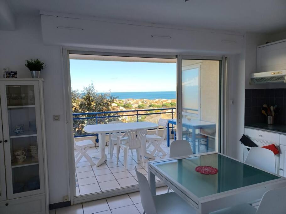 Plain-Pied, Terrasse, Piscine, Pleine Vue Mer, Plage A 6' A Pied, Parking, Wifi Fleury  Extérieur photo