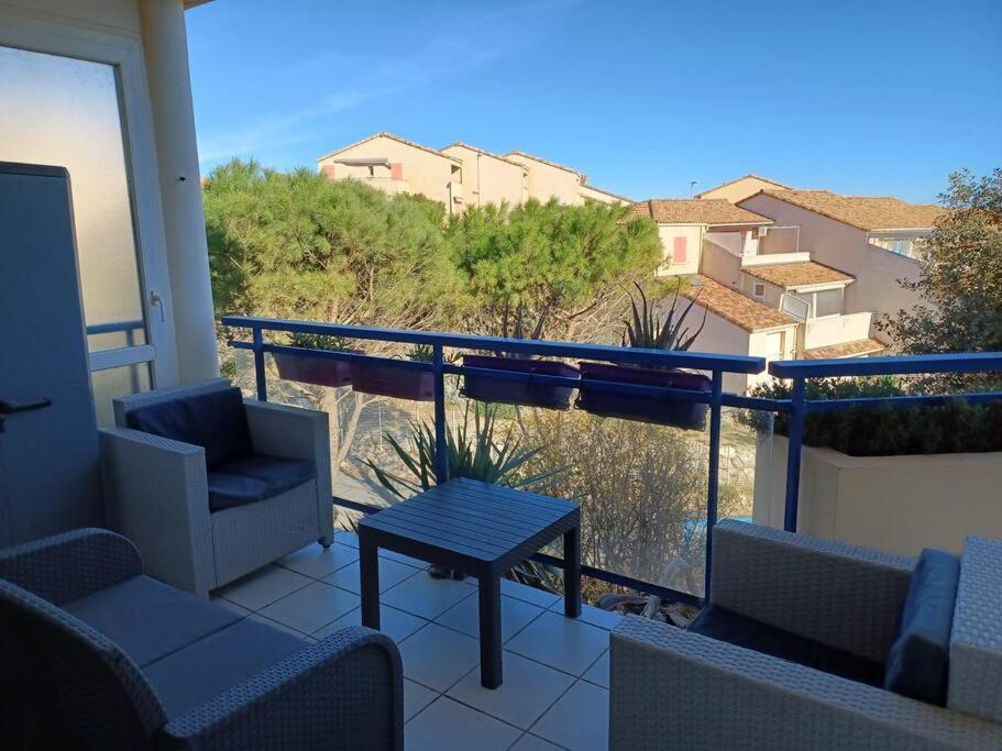 Plain-Pied, Terrasse, Piscine, Pleine Vue Mer, Plage A 6' A Pied, Parking, Wifi Fleury  Extérieur photo