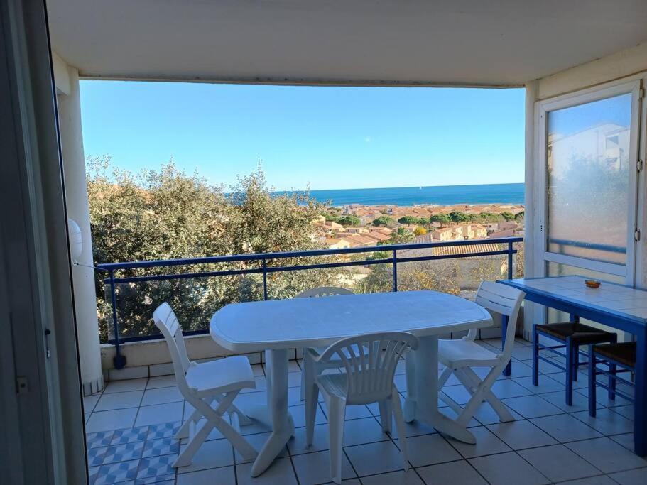 Plain-Pied, Terrasse, Piscine, Pleine Vue Mer, Plage A 6' A Pied, Parking, Wifi Fleury  Extérieur photo
