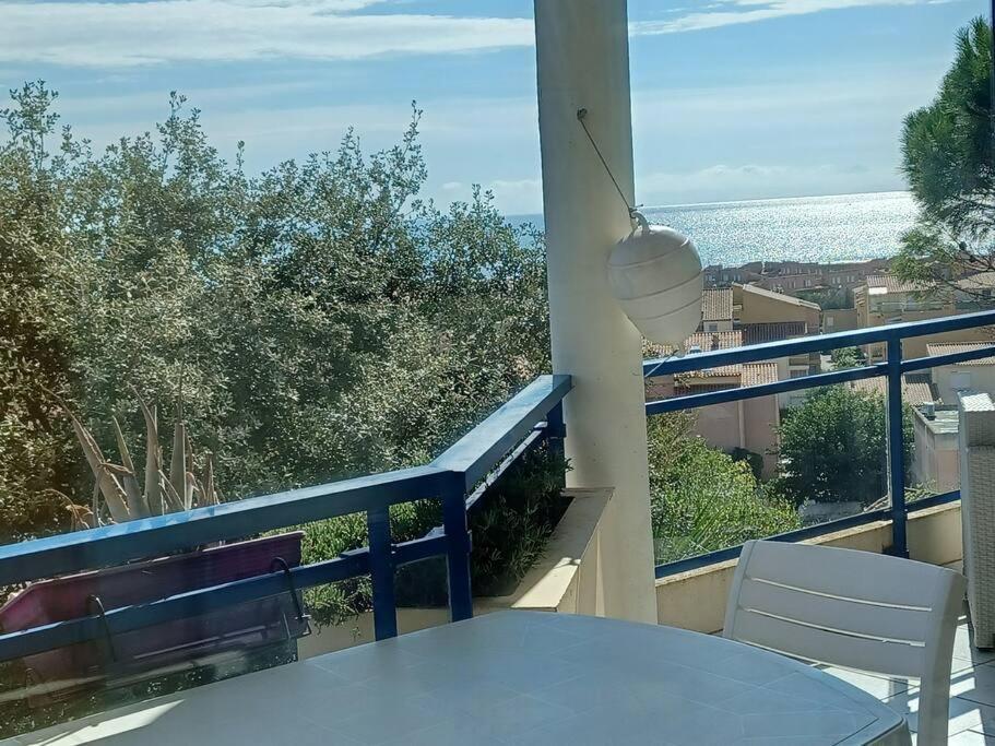 Plain-Pied, Terrasse, Piscine, Pleine Vue Mer, Plage A 6' A Pied, Parking, Wifi Fleury  Extérieur photo