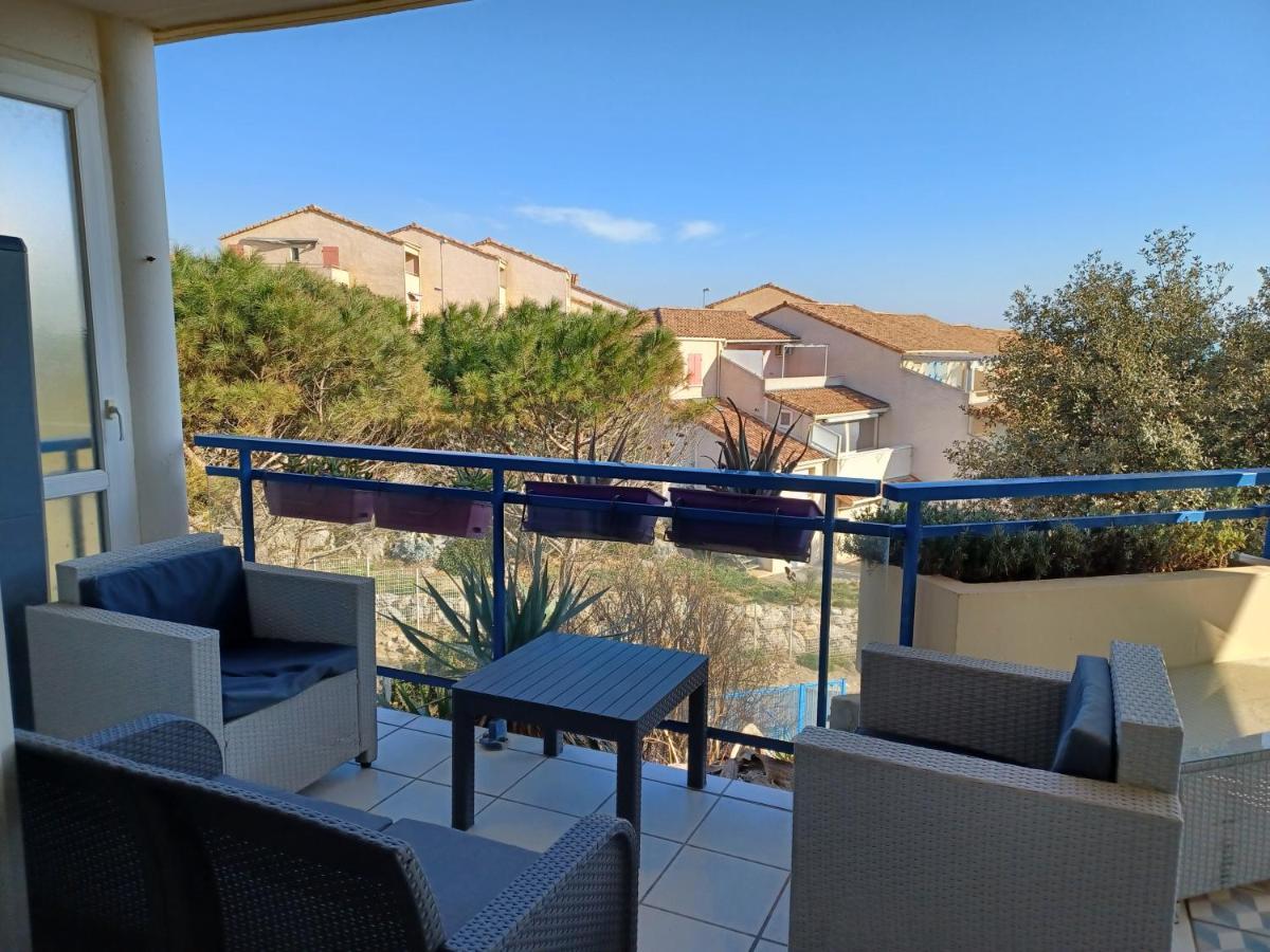 Plain-Pied, Terrasse, Piscine, Pleine Vue Mer, Plage A 6' A Pied, Parking, Wifi Fleury  Extérieur photo